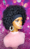 READY TO SHIP // Human Hair Blend Headband/Half Wig "Tousled Straw Set Cutie"
