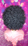 READY TO SHIP // Human Hair Blend Headband/Half Wig "Tousled Straw Set Cutie"