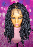 READY TO SHIP // Synthetic crochet wig "Fluffy Passion Twist Cutie"