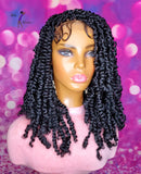 READY TO SHIP // Synthetic crochet wig "Fluffy Passion Twist Cutie"