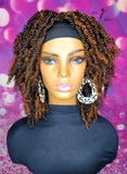 READY TO SHIP// Synthetic Headband/Half Wig  "Boho Kinky Twist Beauty"