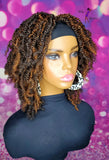 READY TO SHIP// Synthetic Headband/Half Wig  "Boho Kinky Twist Beauty"