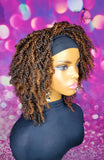 READY TO SHIP// Synthetic Headband/Half Wig  "Boho Kinky Twist Beauty"