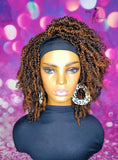 READY TO SHIP// Synthetic Headband/Half Wig  "Boho Kinky Twist Beauty"