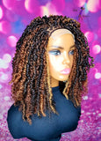 READY TO SHIP // Synthetic crochet wig "Boho Spring Twist Beauty"