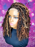READY TO SHIP // Synthetic crochet wig "Boho Spring Twist Beauty"