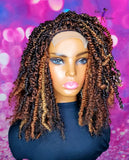 READY TO SHIP // Synthetic crochet wig "Boho Spring Twist Beauty"