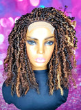 READY TO SHIP // Synthetic crochet wig "Boho Spring Twist Beauty"