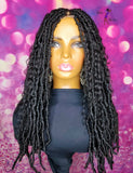 READY TO SHIP //Synthetic Crochet Faux Loc Wig " Boho Natural Soft Loc Beauty  "