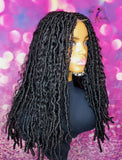 READY TO SHIP //Synthetic Crochet Faux Loc Wig " Boho Natural Soft Loc Beauty  "