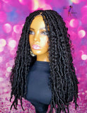 READY TO SHIP //Synthetic Crochet Faux Loc Wig " Boho Natural Soft Loc Beauty  "