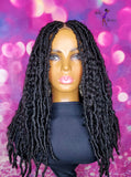 READY TO SHIP //Synthetic Crochet Faux Loc Wig " Boho Natural Soft Loc Beauty  "