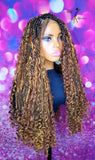 READY TO SHIP // Synthetic crochet wig "Boho Island Twist Diva"