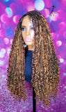 READY TO SHIP // Synthetic crochet wig "Boho Island Twist Diva"