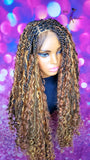 READY TO SHIP // Synthetic crochet wig "Boho Island Twist Diva"