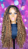 READY TO SHIP // Synthetic crochet wig "Boho Island Twist Diva"