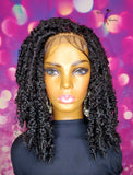 READY TO SHIP //Synthetic Crochet Faux Loc Wig "Natural Butterfly Loc Diva"