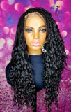 READY TO SHIP // Synthetic crochet wig "One Of A Kind Boho Box Braid Diva"