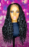 READY TO SHIP // Synthetic crochet wig "One Of A Kind Boho Box Braid Diva"