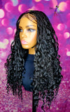READY TO SHIP // Synthetic crochet wig "One Of A Kind Boho Box Braid Diva"