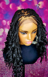 READY TO SHIP // Synthetic crochet wig "One Of A Kind Boho Box Braid Diva"