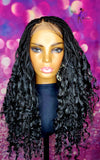 READY TO SHIP // Synthetic crochet wig "One Of A Kind Boho Box Braid Diva"