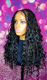 READY TO SHIP // Synthetic crochet wig "One Of A Kind Boho Box Braid Diva"