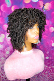 READY TO SHIP // Synthetic crochet wig "Fluffy Mini Kinky Twist Diva "