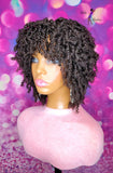 READY TO SHIP // Synthetic crochet wig "Fluffy Mini Kinky Twist Diva "
