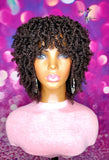 READY TO SHIP // Synthetic crochet wig "Fluffy Mini Kinky Twist Diva "