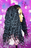 READY TO SHIP // Synthetic crochet wig "Curly Island Twist Diva"