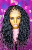 READY TO SHIP // Synthetic crochet wig "Curly Island Twist Diva"