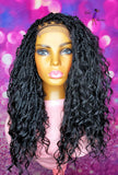READY TO SHIP // Synthetic crochet wig "Curly Island Twist Diva"