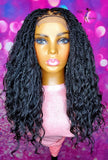 READY TO SHIP // Synthetic crochet wig "Curly Island Twist Diva"