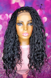 READY TO SHIP // Synthetic crochet wig "Curly Island Twist Diva"