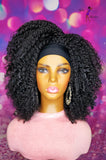 READY TO SHIP// Synthetic Headband/Half Wig  "Fluffy Twistout Diva"