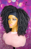 READY TO SHIP// Synthetic Headband/Half Wig  "Fluffy Twistout Diva"