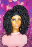 READY TO SHIP// Synthetic Headband/Half Wig  "Fluffy Twistout Diva"