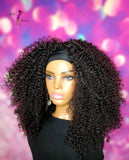 READY TO SHIP // Synthetic Headband/Half Wig "Rock Me Bold and Curly"