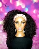 READY TO SHIP // Synthetic Headband/Half Wig "Rock Me Bold and Curly"