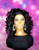 READY TO SHIP // Synthetic Headband/Half Wig "Bouncy Spiral Curl"