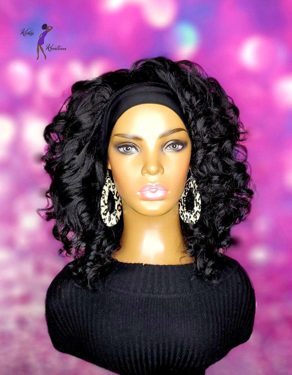 READY TO SHIP Synthetic Headband Half Wig