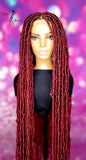 READY TO SHIP //Synthetic Crochet Faux Loc Wig "Spicy Natural Soft Loc Beauty 34in "