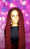 READY TO SHIP //Synthetic Crochet Faux Loc Wig "Spicy Natural Soft Loc Beauty 34in "