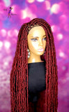 READY TO SHIP //Synthetic Crochet Faux Loc Wig "Spicy Natural Soft Loc Beauty 34in "