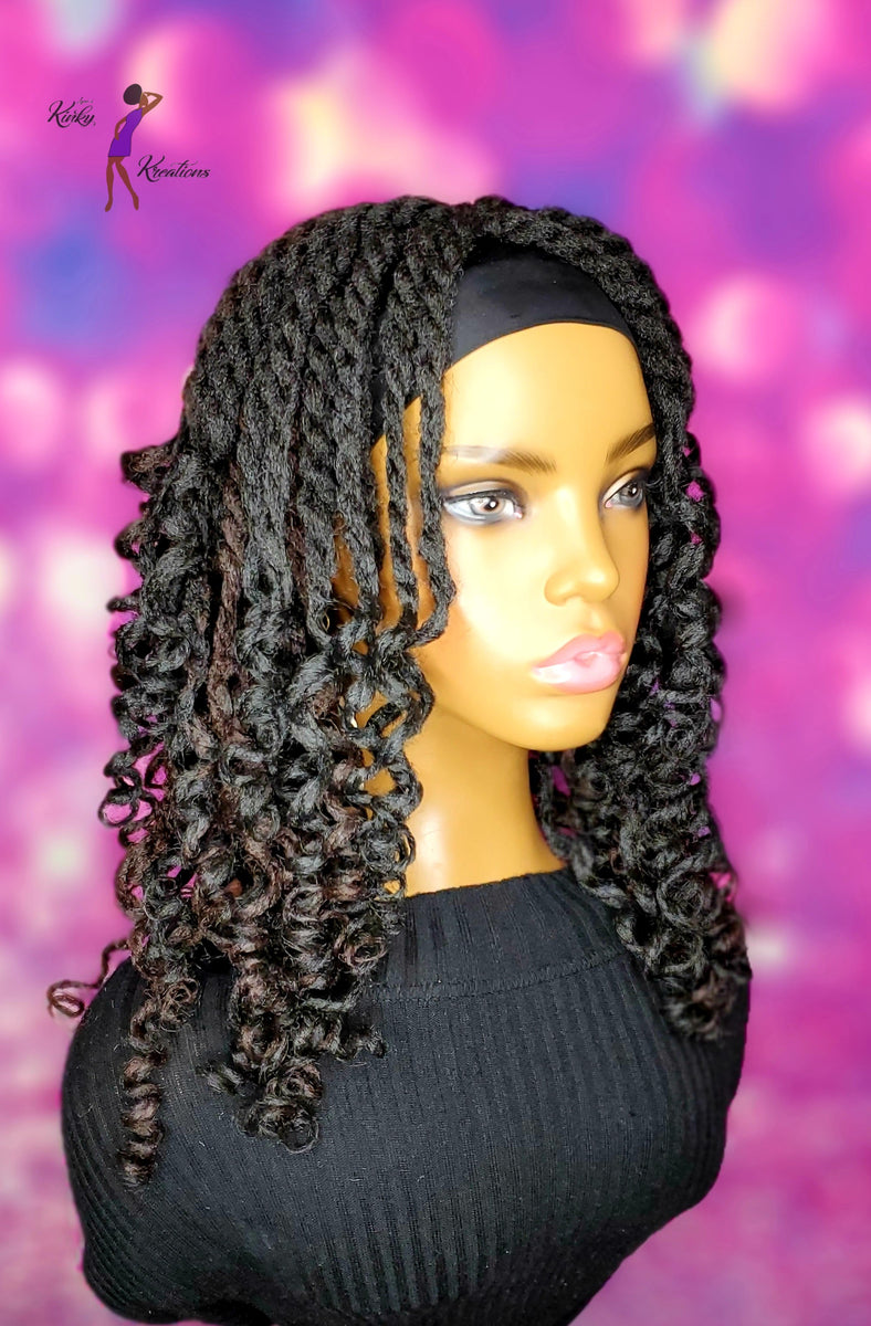 Ready To Ship Synthetic Headband Half Wig