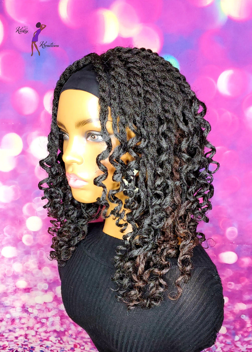 Ready To Ship Synthetic Headband Half Wig