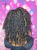 READY TO SHIP // Synthetic crochet wig "Boho Curly Passion Twist Beauty"