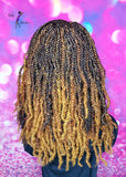 READY TO SHIP // Synthetic crochet wig "Boho Braid Cutie with a Twist"