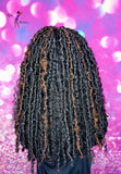 READY TO SHIP  //Synthetic crochet wig " One Of A Kind Boho Loc Diva"